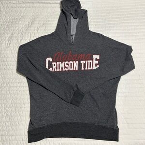 Alabama Crimson Tide Hoodie Women’s S Gray Lightweight Sweatshirt-Recycled Karma